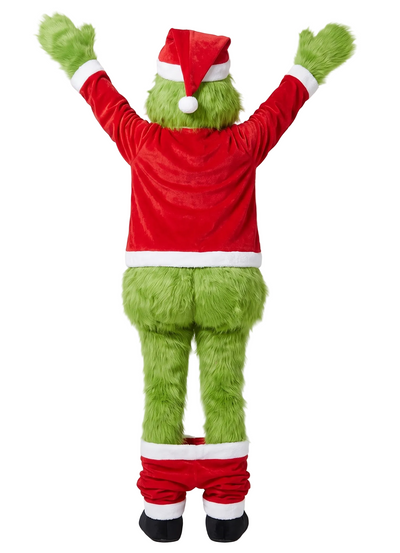 Grinch Santa variant