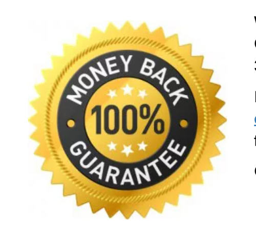 30-Day Money Back Guarantee